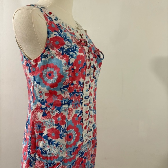 Lilly Pulitzer Shell Yeah Florida Shift Dress Sz 2 Pockets Preppy Nautical Beach - Picture 7 of 16